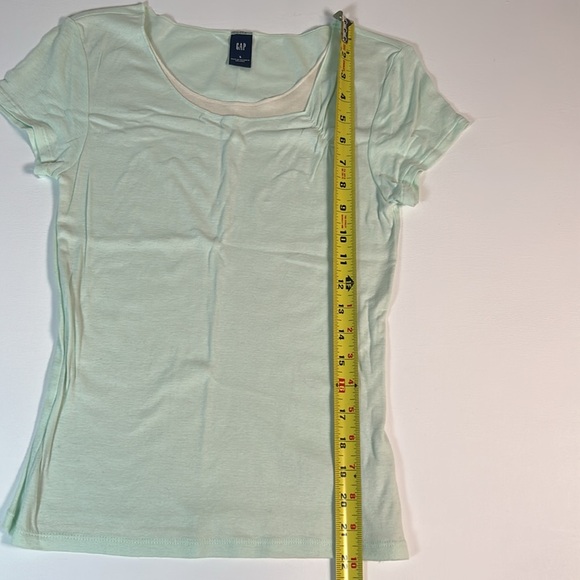 Vintage Y2K Gap - Green Short Sleeve Top - Small - Picture 3 of 8